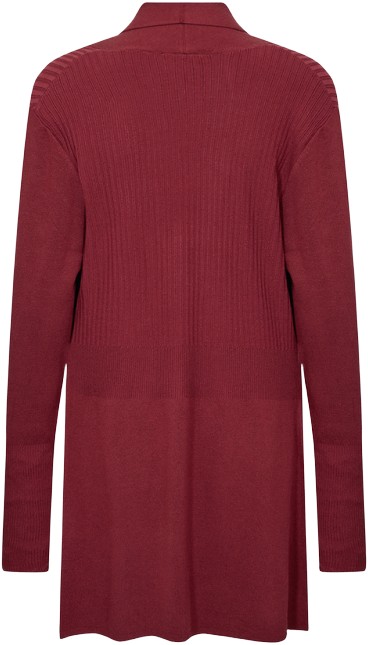 Curvy Wasamanda 2 Cardigan Rød